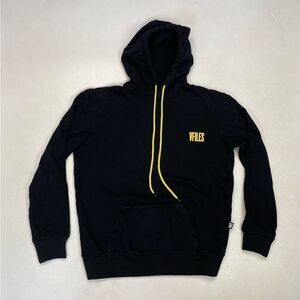 Vfiles Logo Graphic Pullover Hoodie Women XS Black